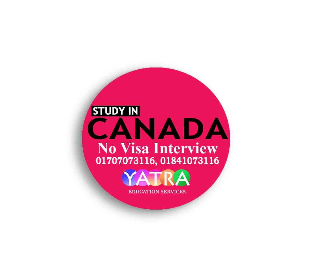 Study in Canada through Yatra Education Services.